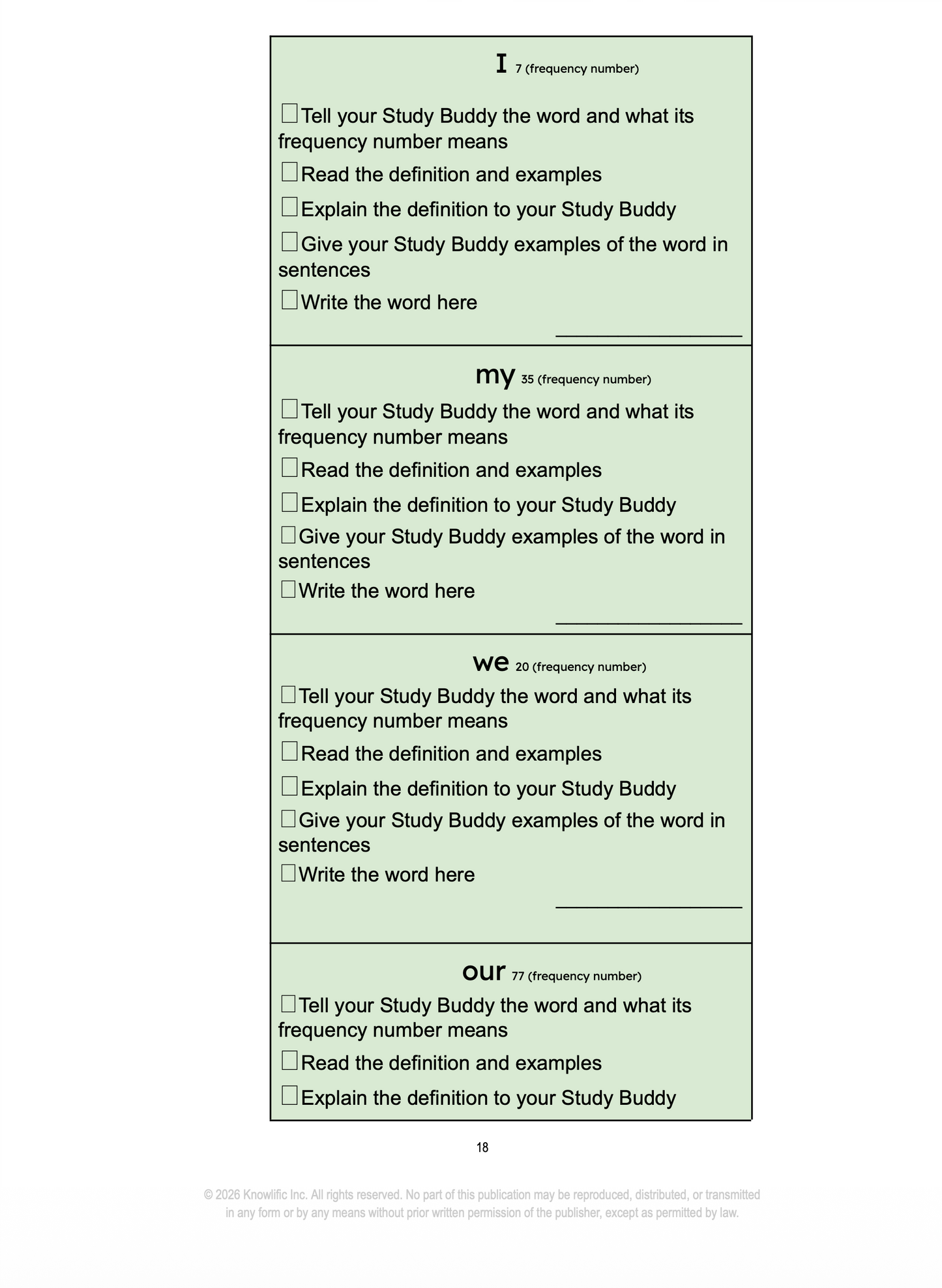 Workbook: The Big Book of Small Words - (115 Pages - Full Study Guide - Digital Download PDF)