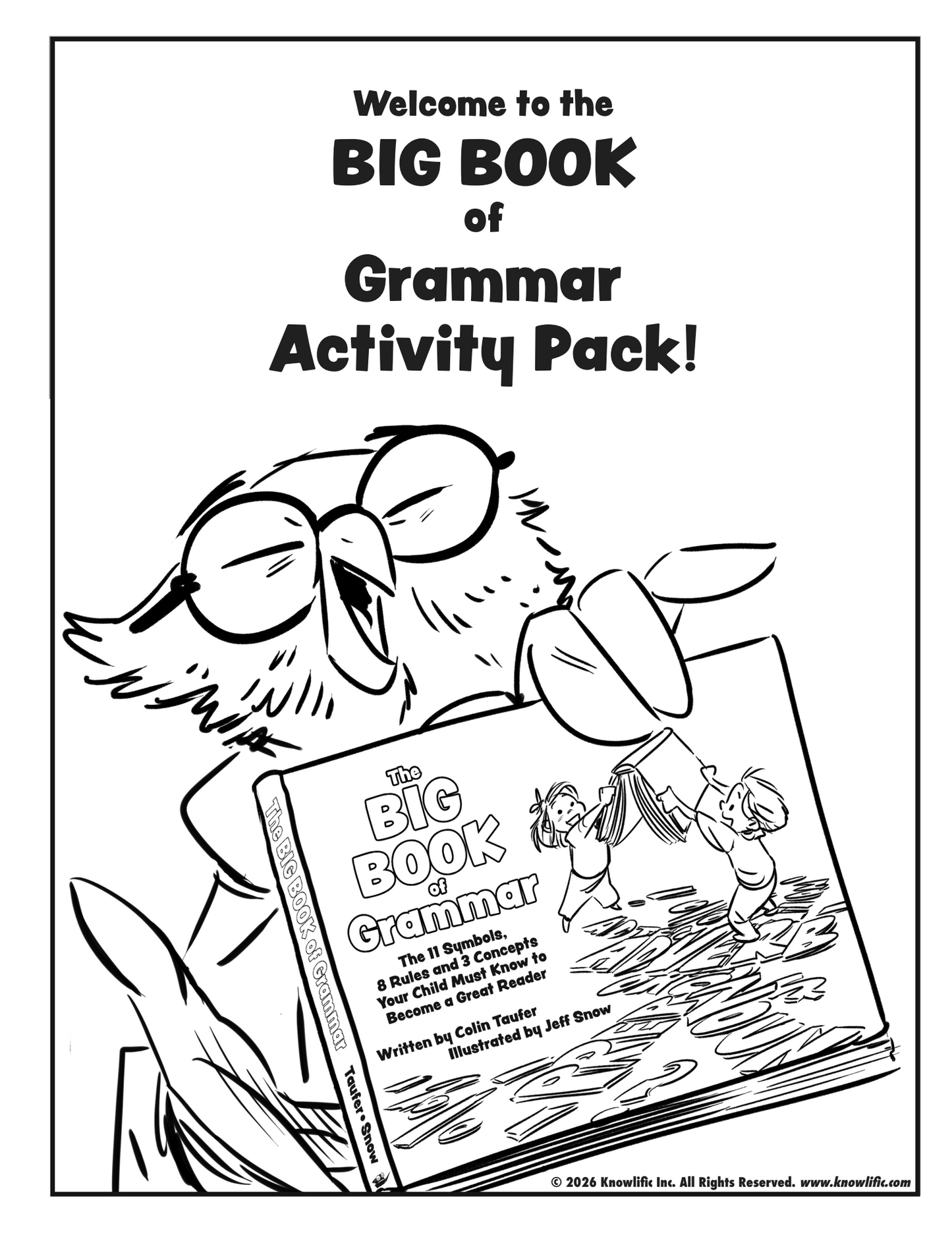 Activity Pack: The Big Book of Grammar (55 Activities - Digital Download PDF)