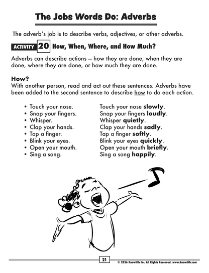 Activity Pack: The Big Book of Grammar (55 Activities - Digital Download PDF)